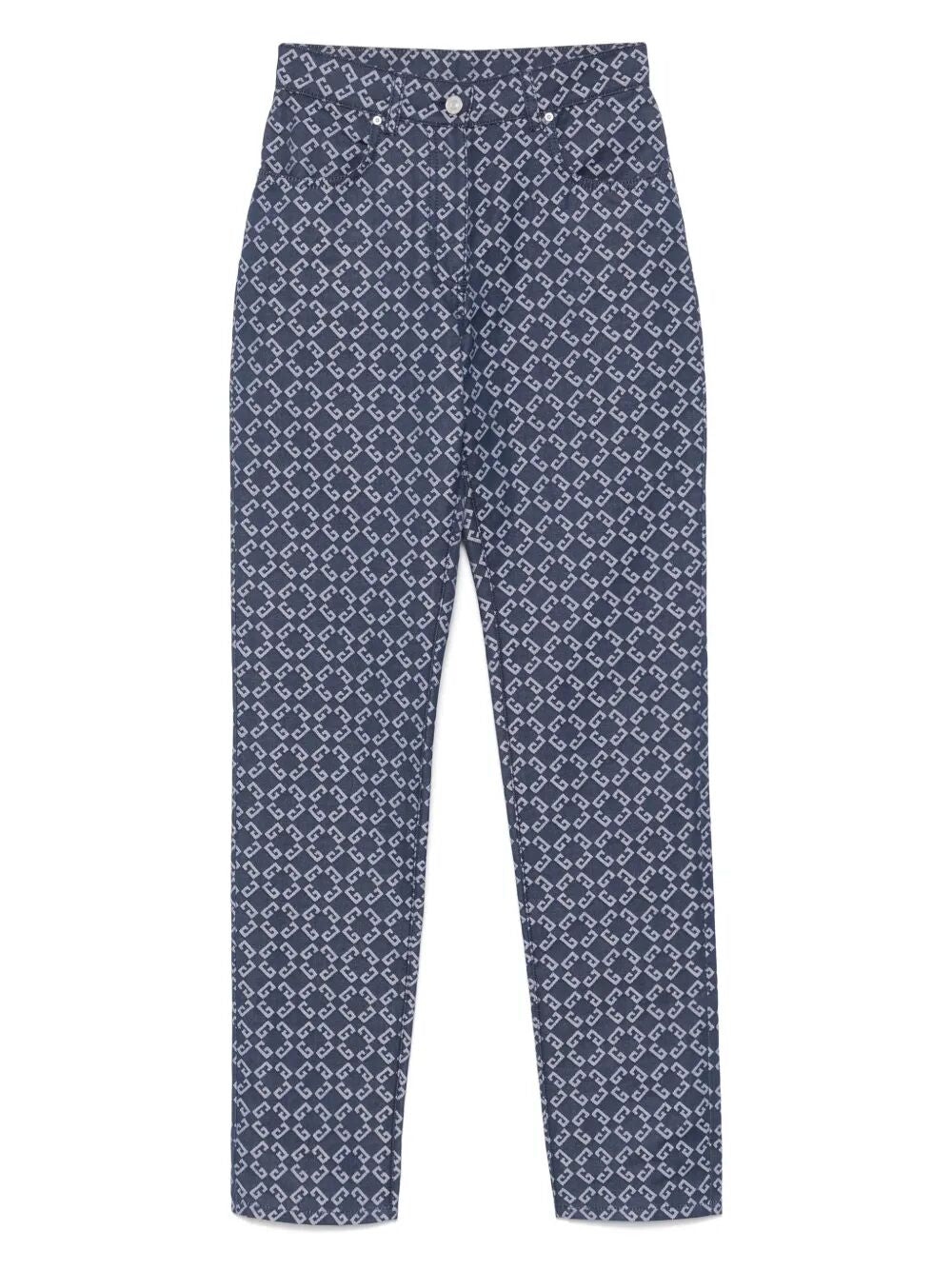 Jeans con effetto jacquard