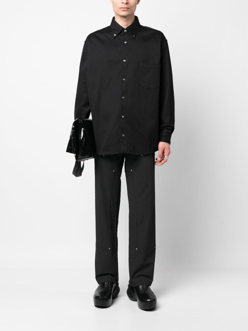 Pantaloni dritti a righe