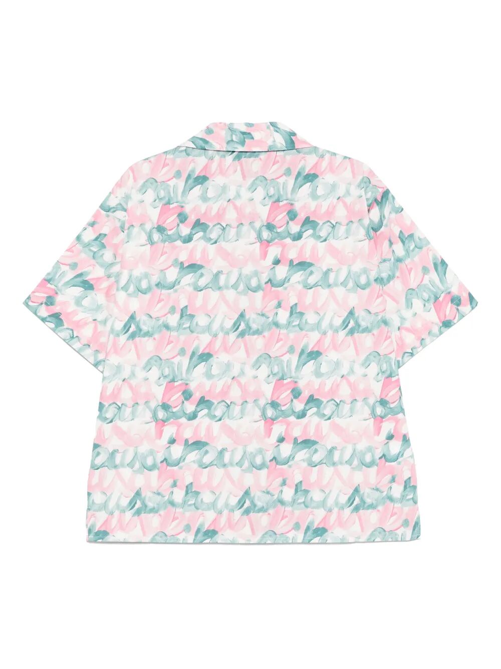 logo-print shirt
