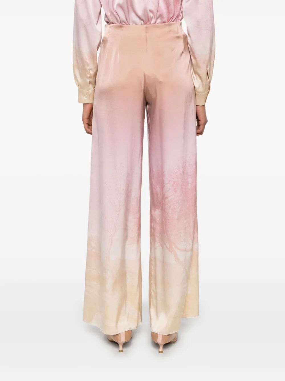 Pantaloni con stampa illustrazione