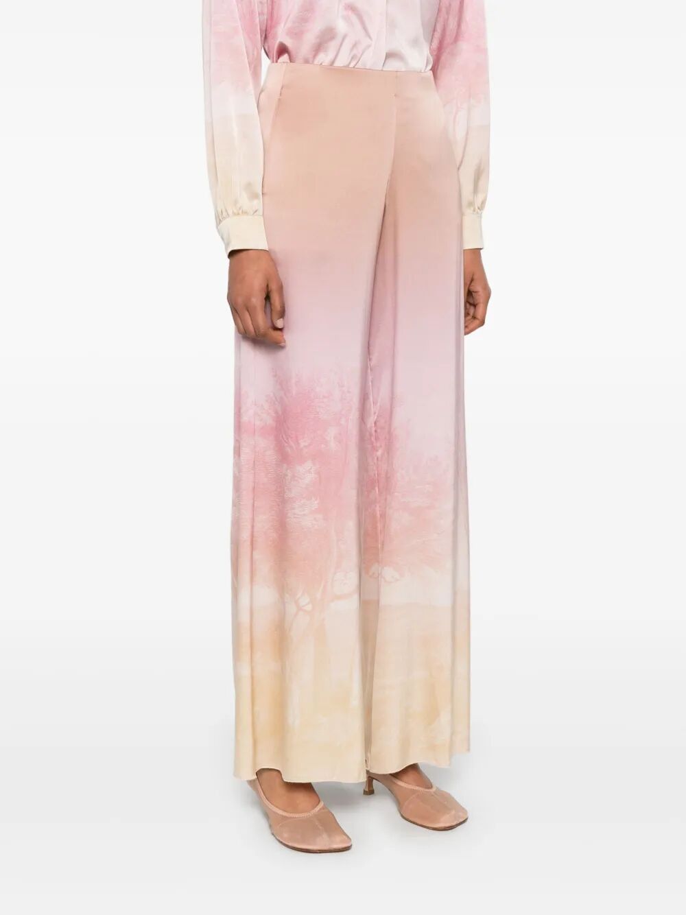 Pantaloni con stampa illustrazione