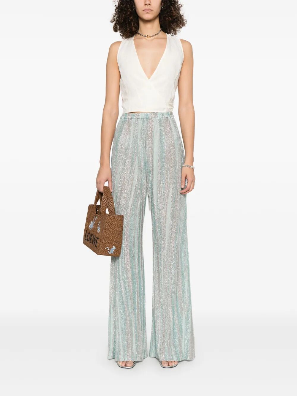 Pantaloni in lurex