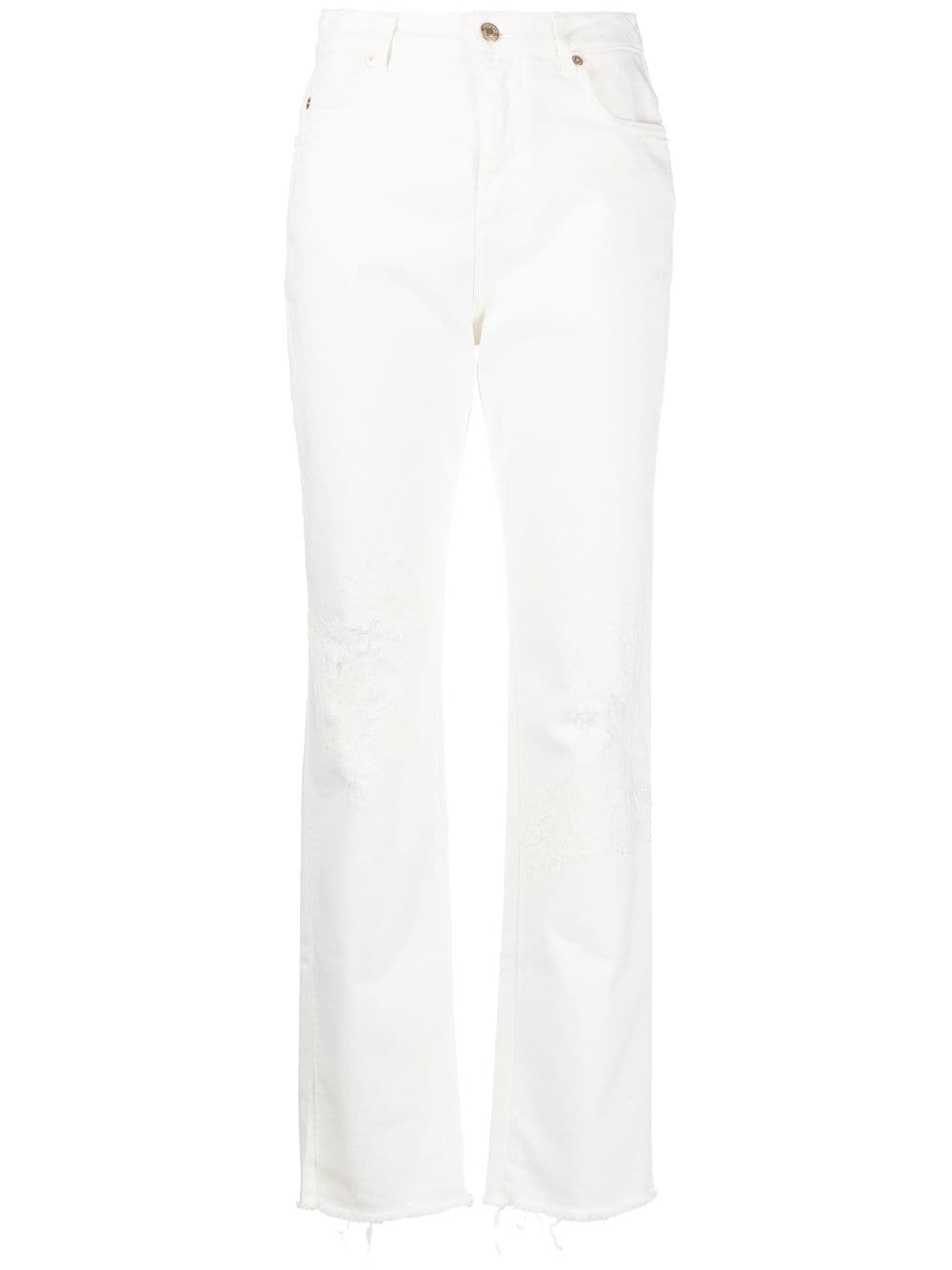 ERMANNO FIRENZE high-rise straight-leg jeans