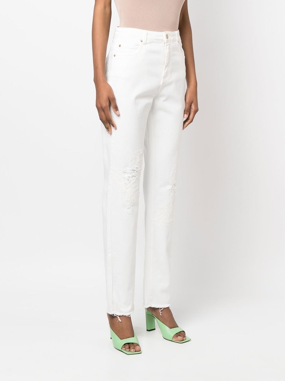 ERMANNO FIRENZE high-rise straight-leg jeans