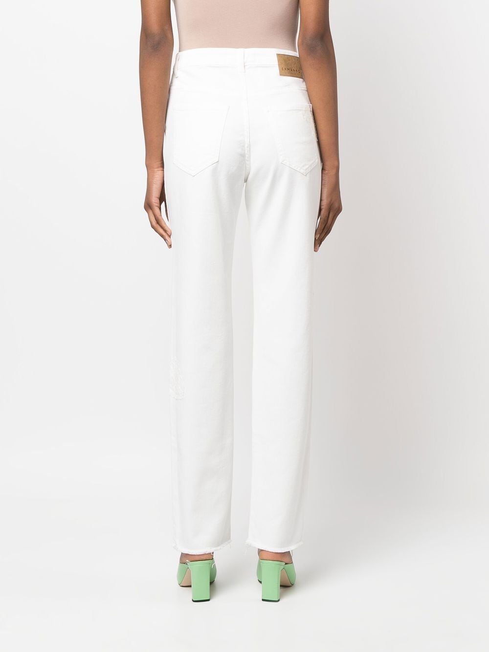 ERMANNO FIRENZE high-rise straight-leg jeans