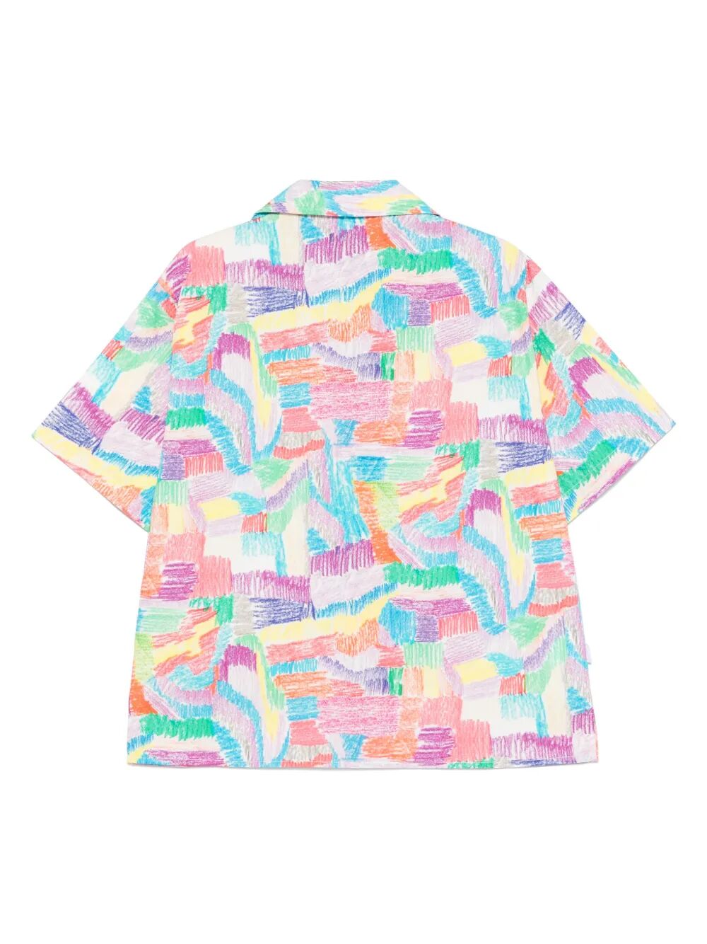 Camicia con stampa astratta