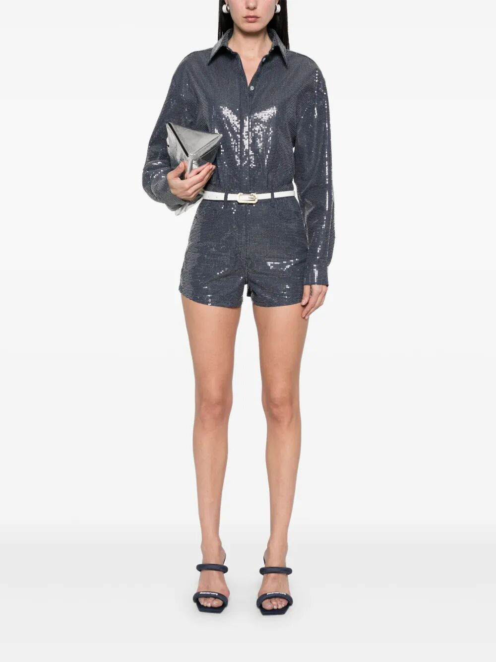 Camicia con paillettes
