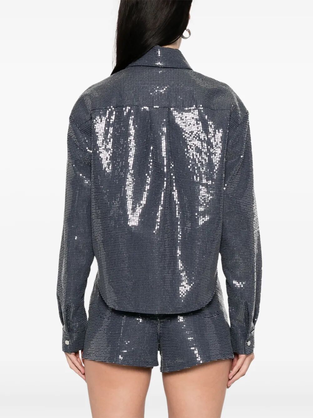 Camicia con paillettes