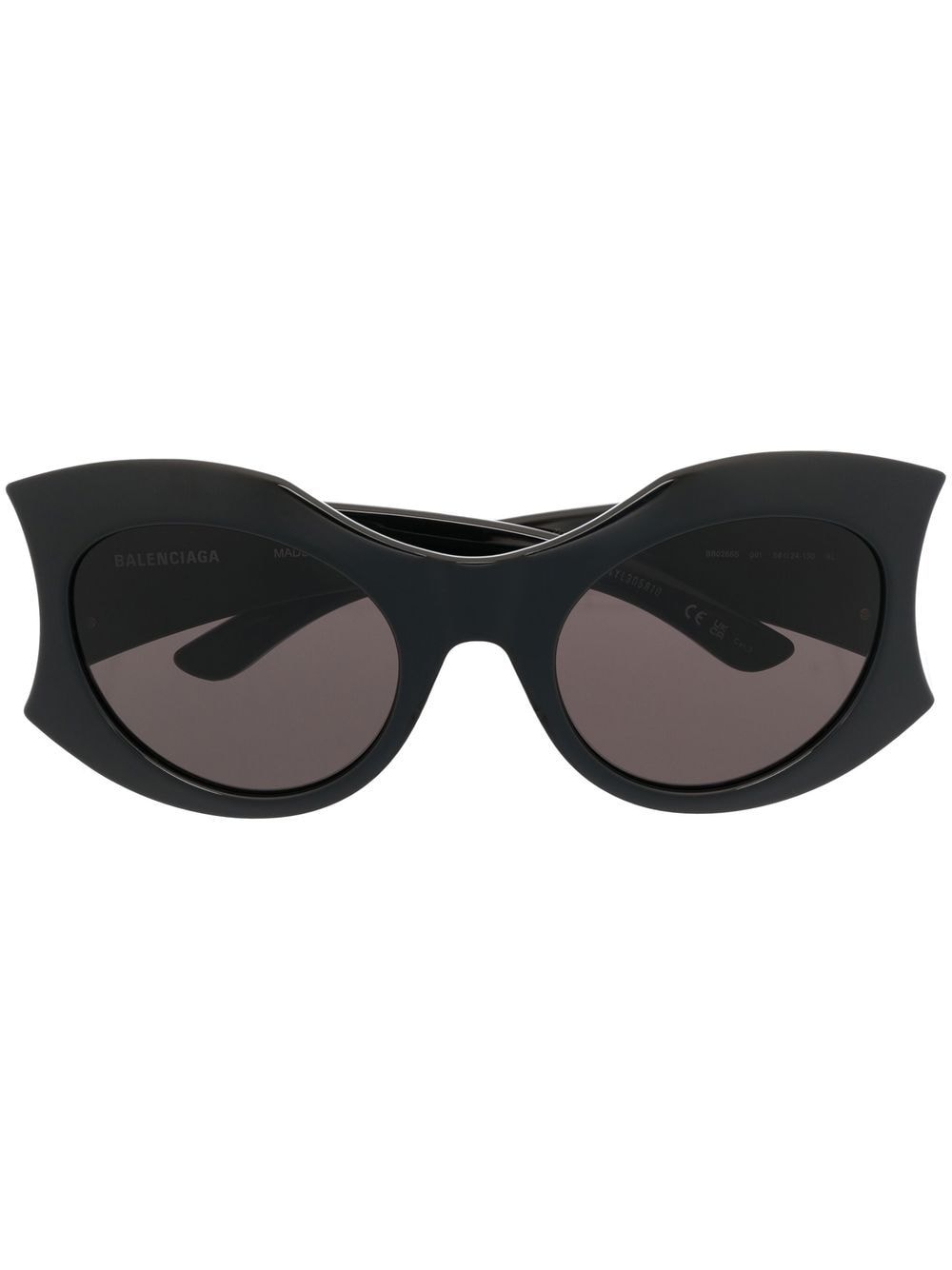 Hourglass logo cat-eye sunglasses