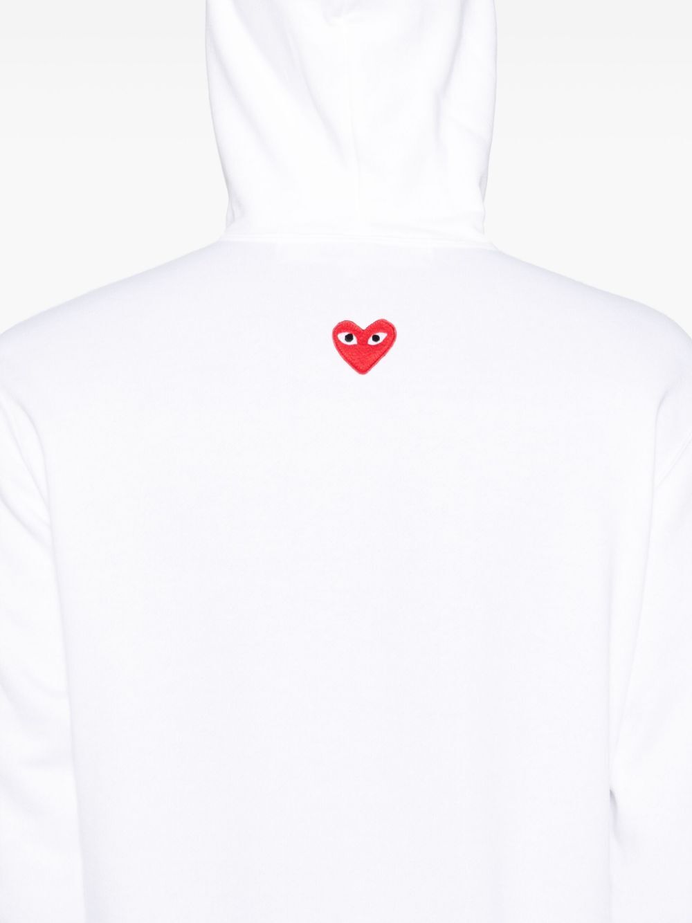 signature heart-patch hoodie