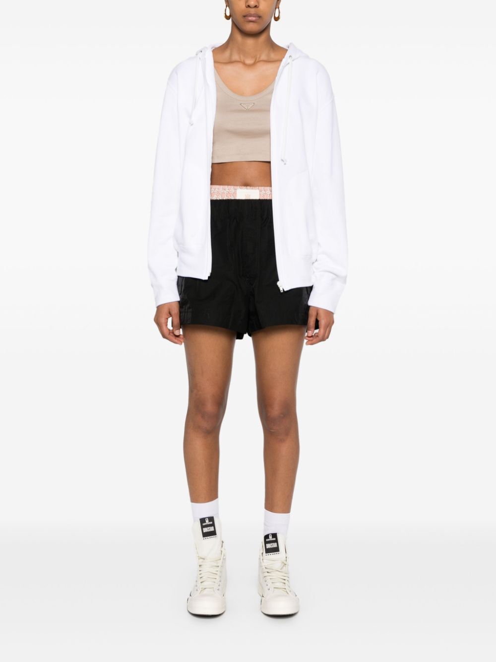 signature heart-patch hoodie