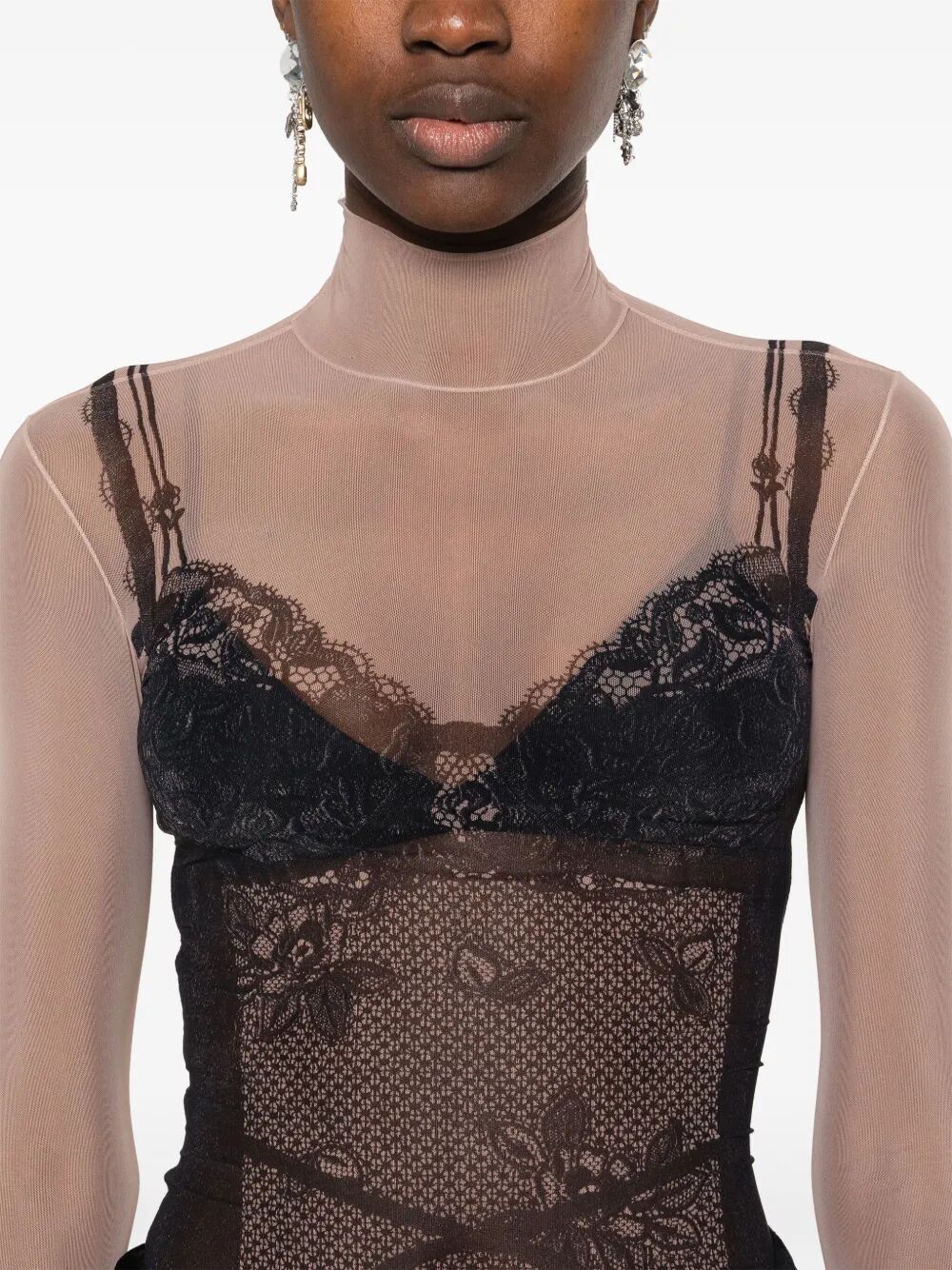 Top Lingerie trompe-l`oeil