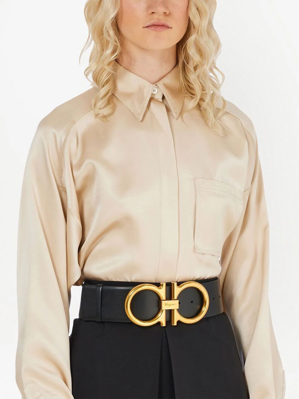 Cintura Donna Gancini in pelle