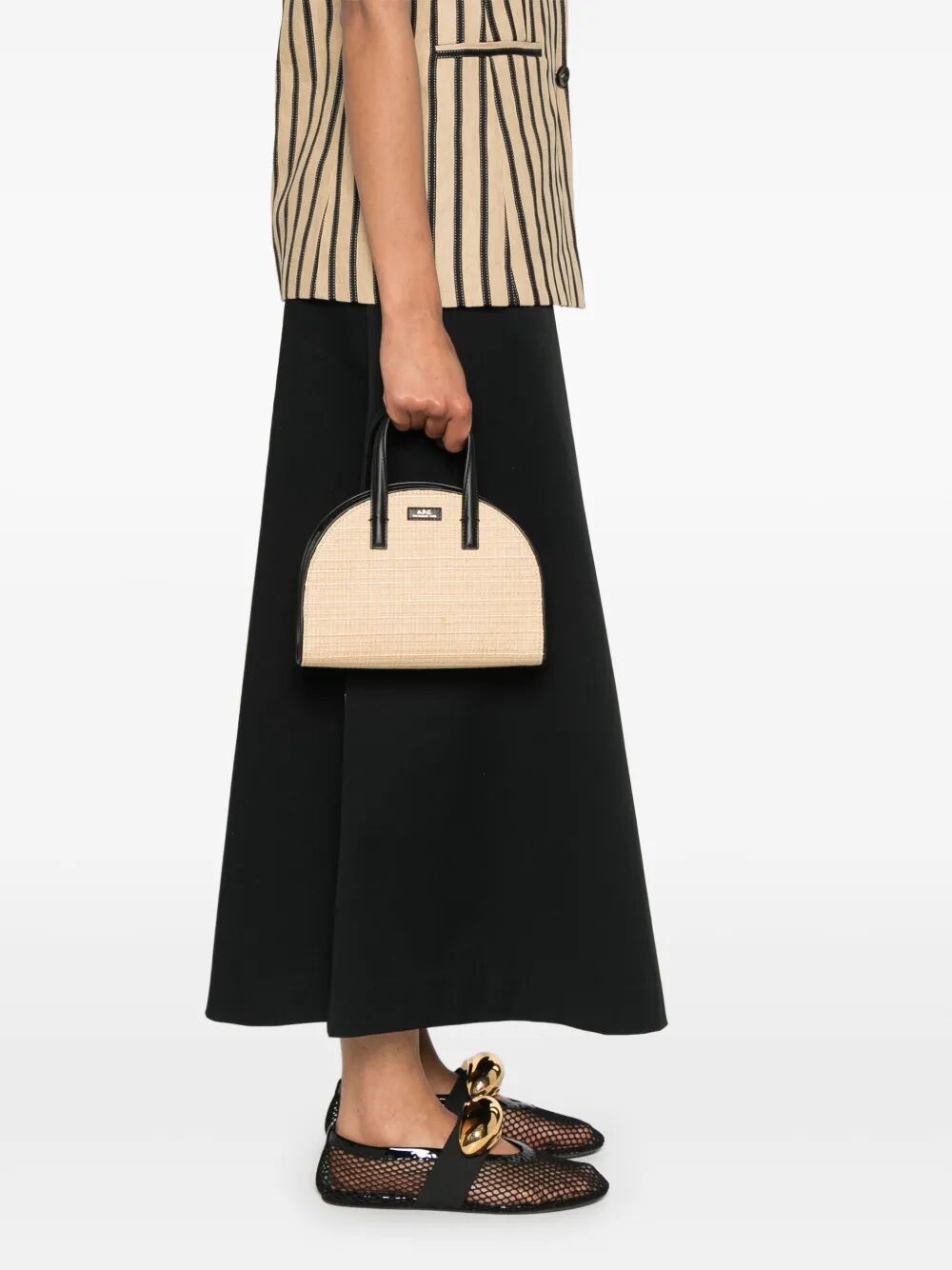 Borsa tote Demi-Lune piccola