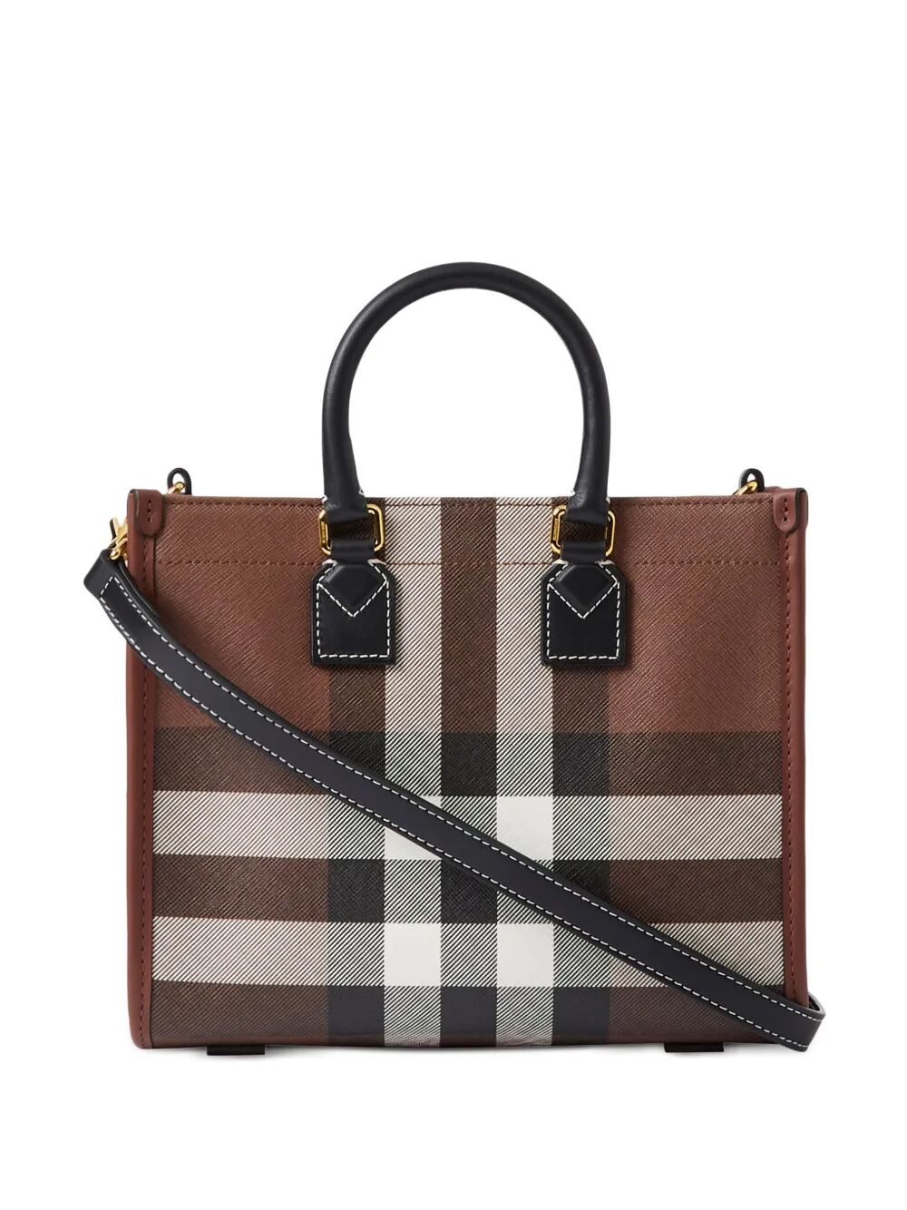 mini check Freya tote bag