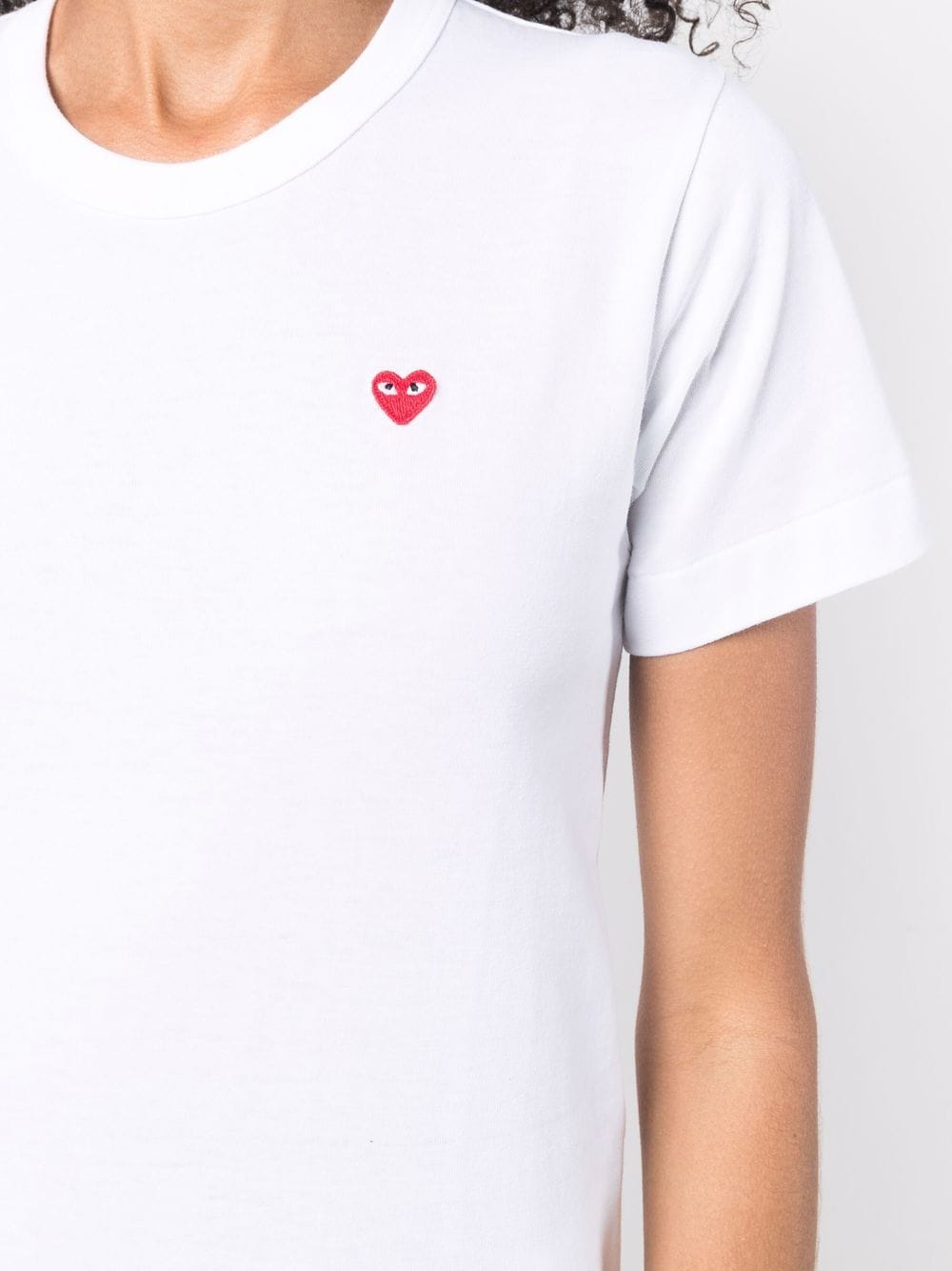 Comme Des Garçons Play logo-patch cotton T-shirt