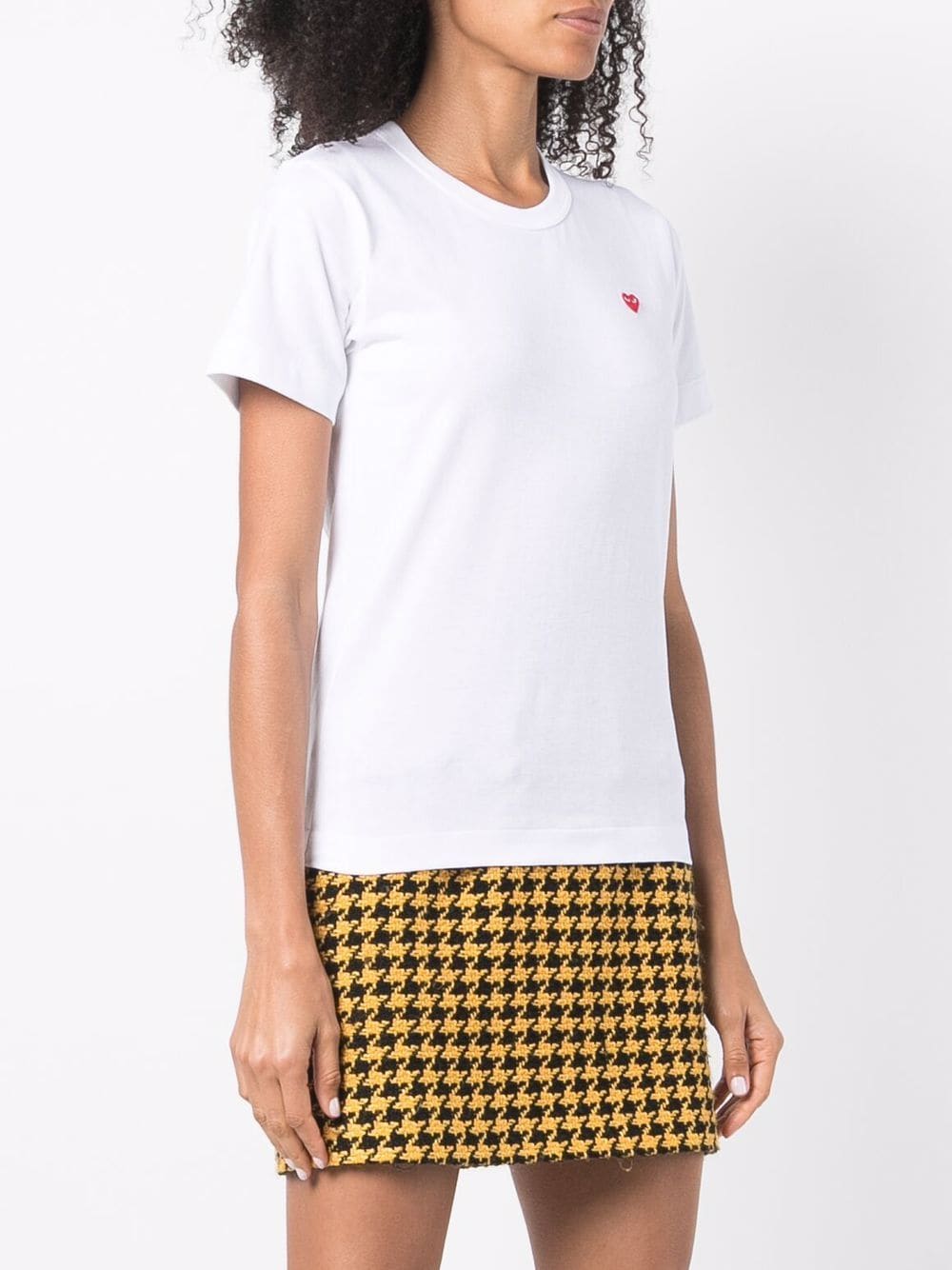 Comme Des Garçons Play logo-patch cotton T-shirt