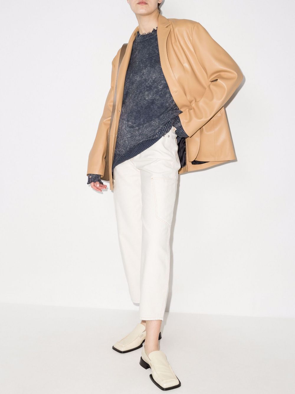 FRAME Ultra High Rise cropped jeans