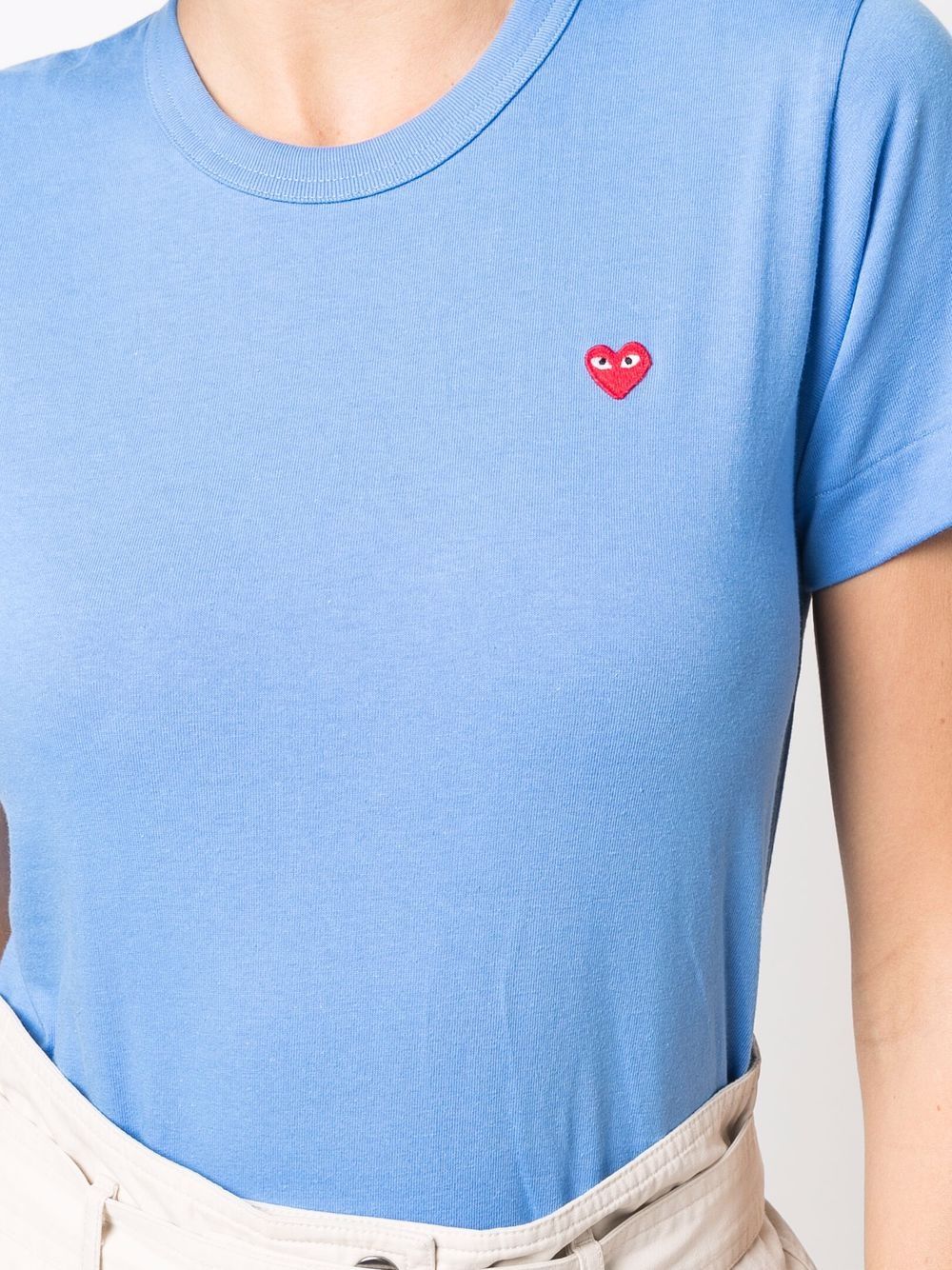 Comme Des Garçons Play T-shirt con ricamo