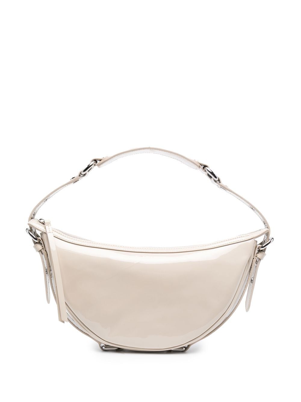 BY FAR Gib patent leather shoulder bag