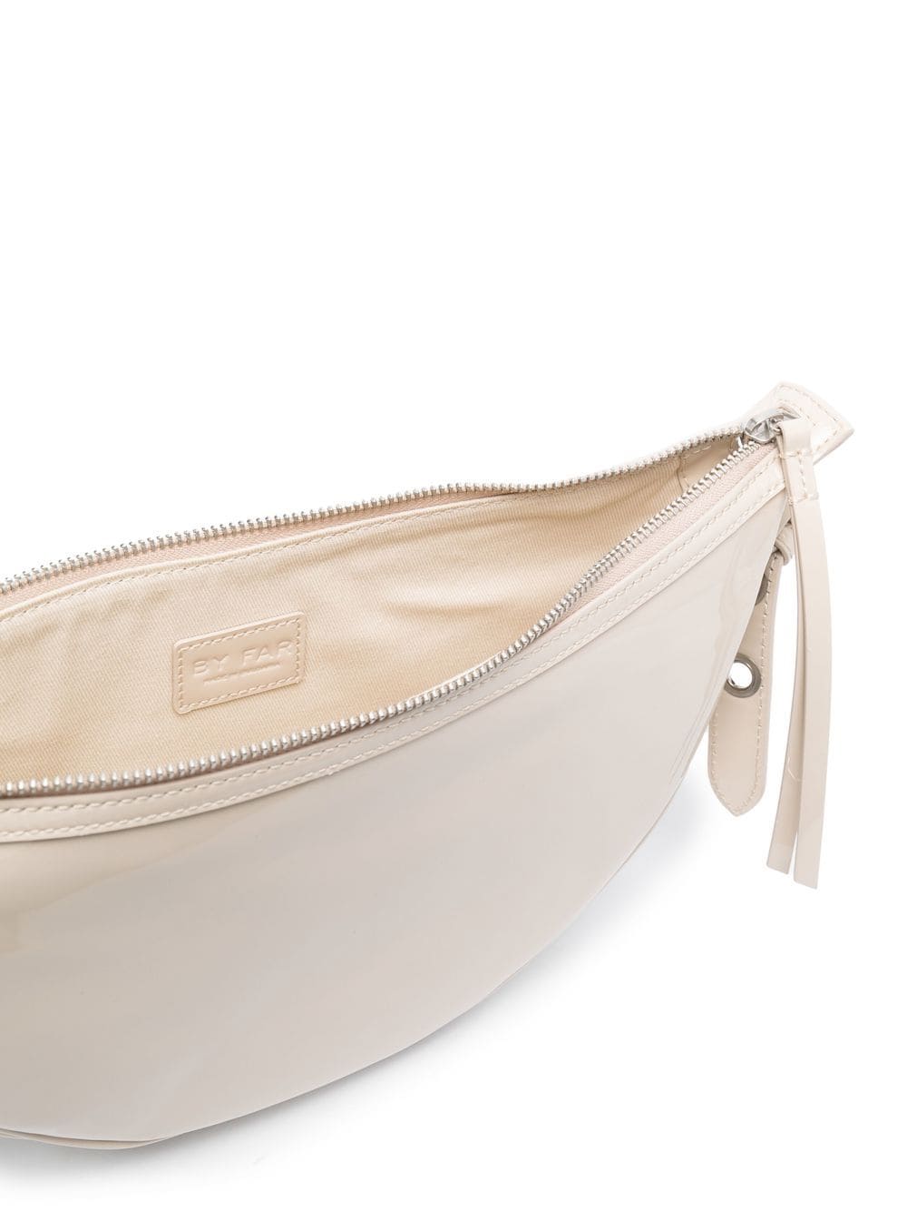 BY FAR Gib patent leather shoulder bag