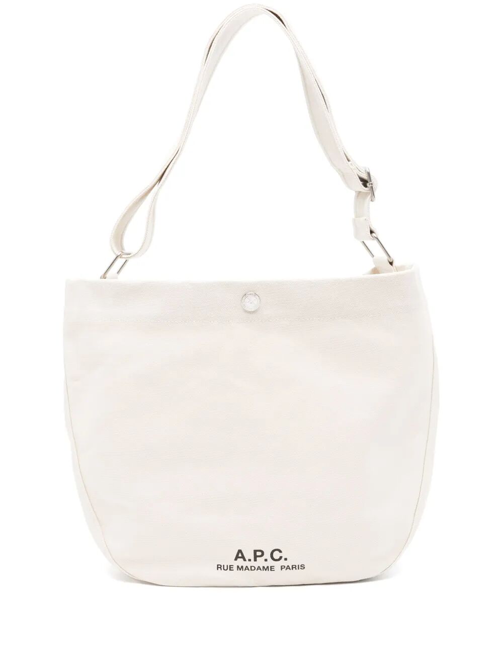 logo-print tote bag