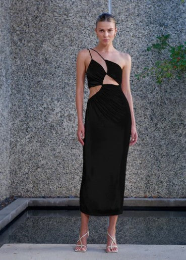 MISHA BERNETTE SLINKY JERSEY MIDI