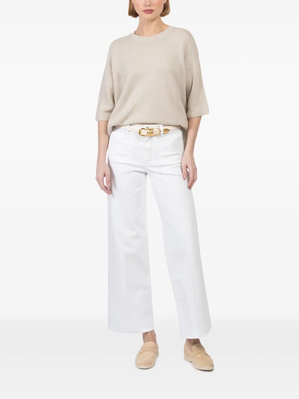 straight-leg jeans