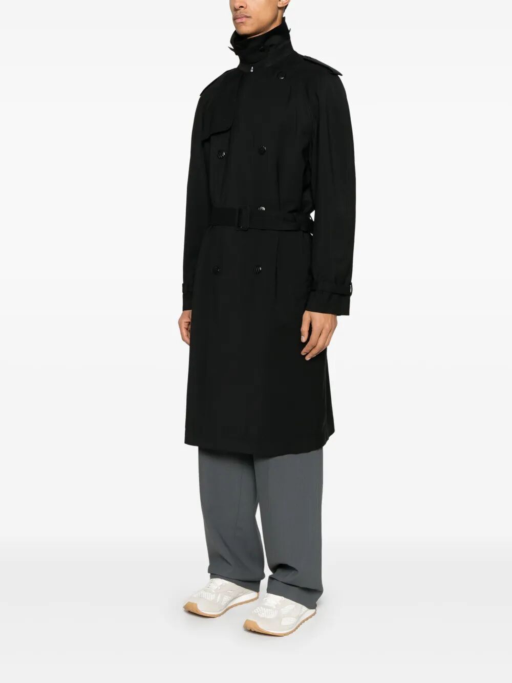 belted trench coat