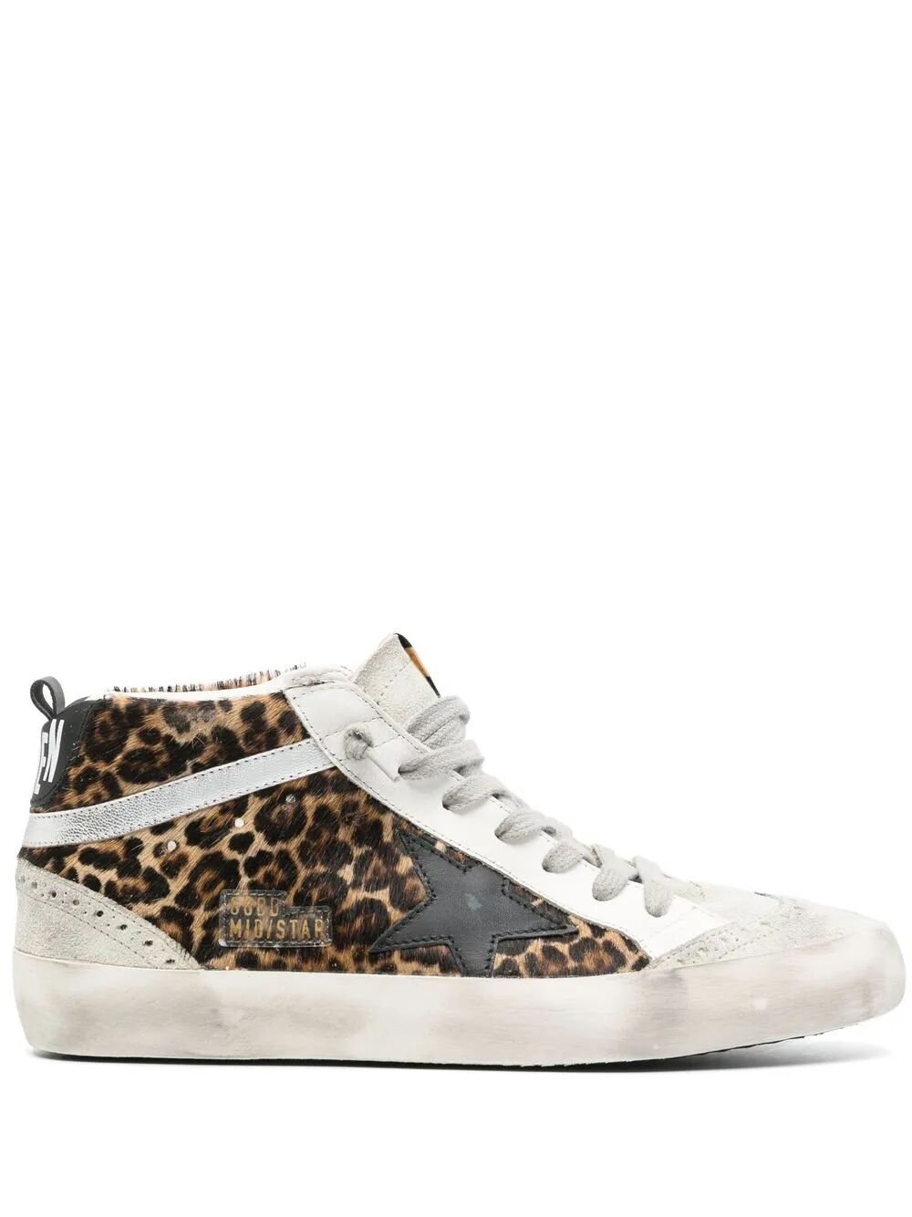 Sneakers Mid Star leopardate