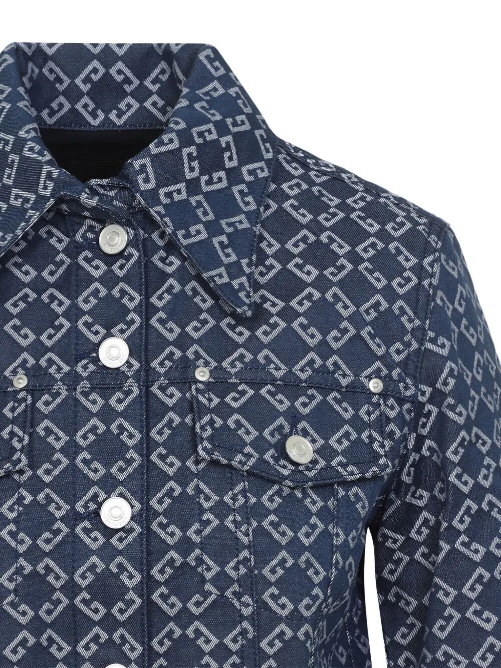 Giacca con monogramma jacquard