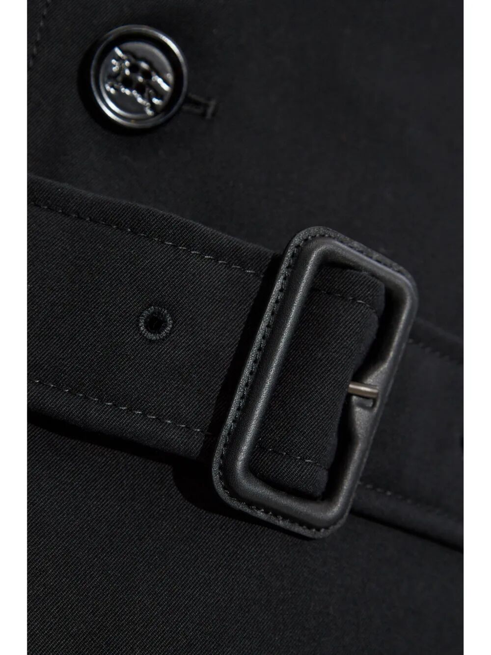 double-breasted trench jacket