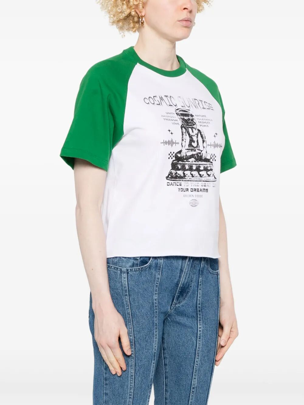 T-shirt con dettagli a contrasto