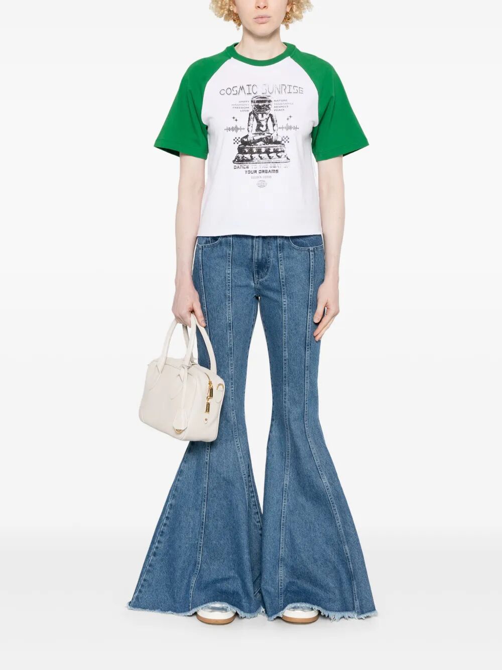 T-shirt con dettagli a contrasto