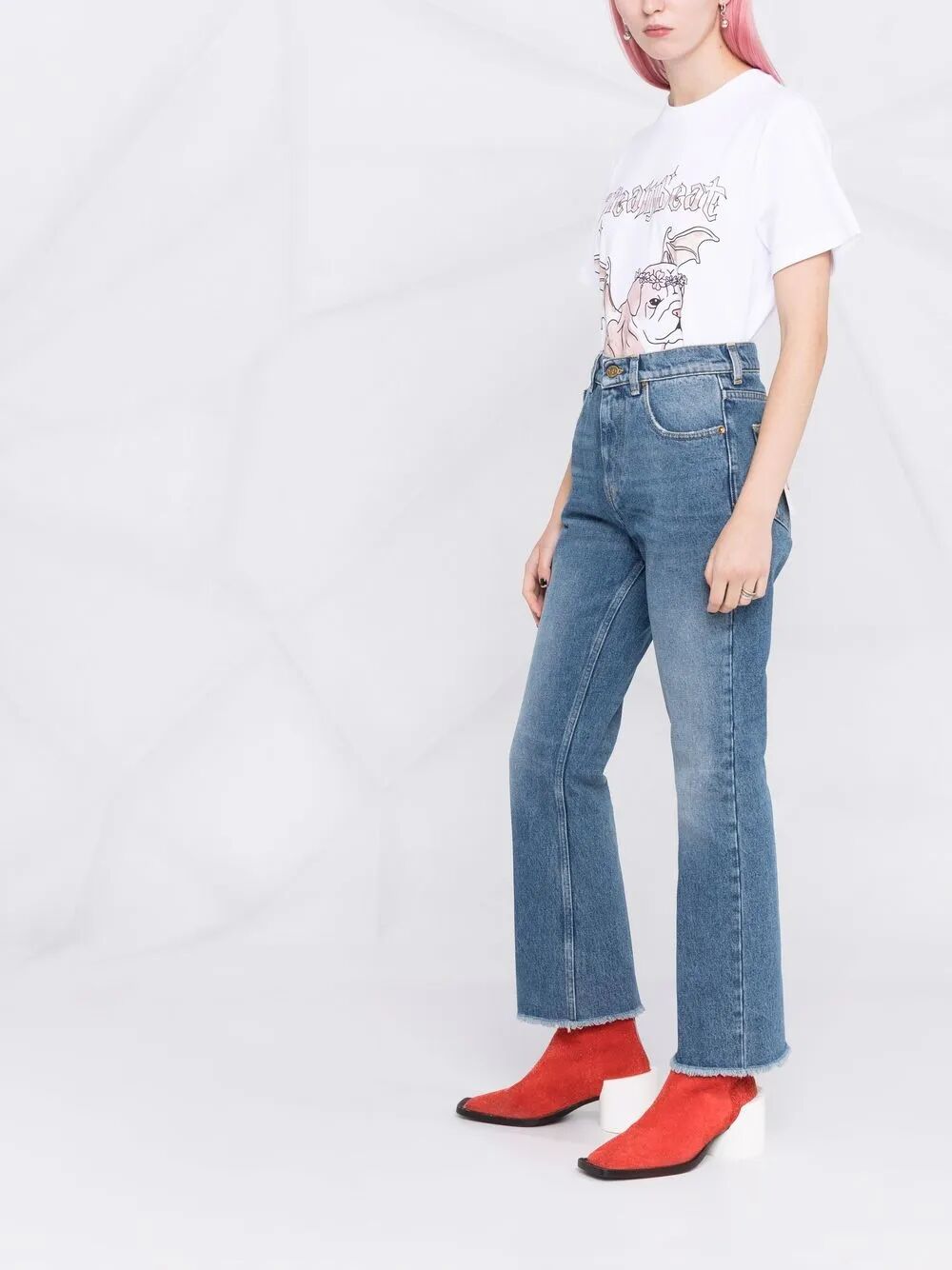 cropped jeans