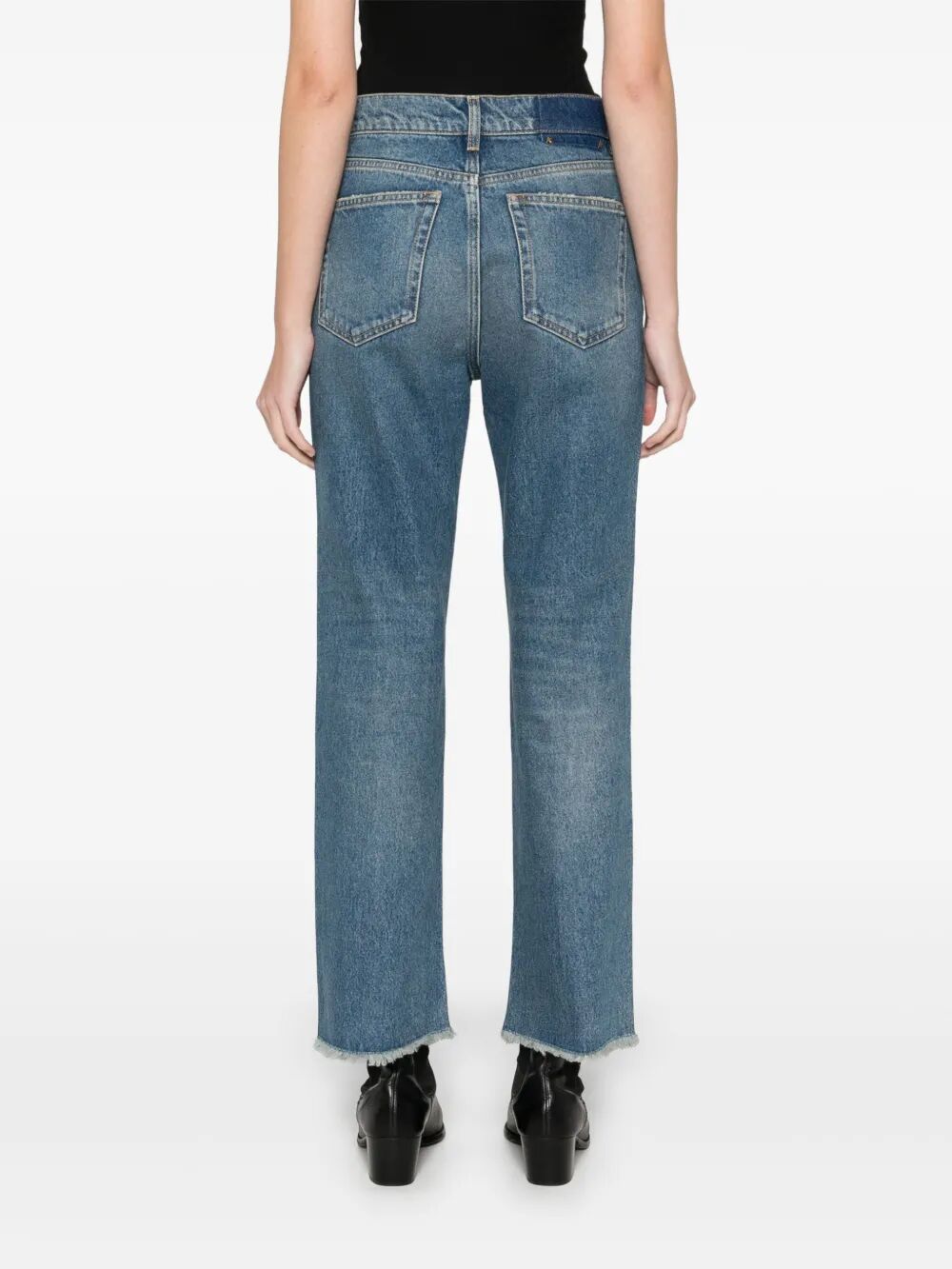 cropped jeans