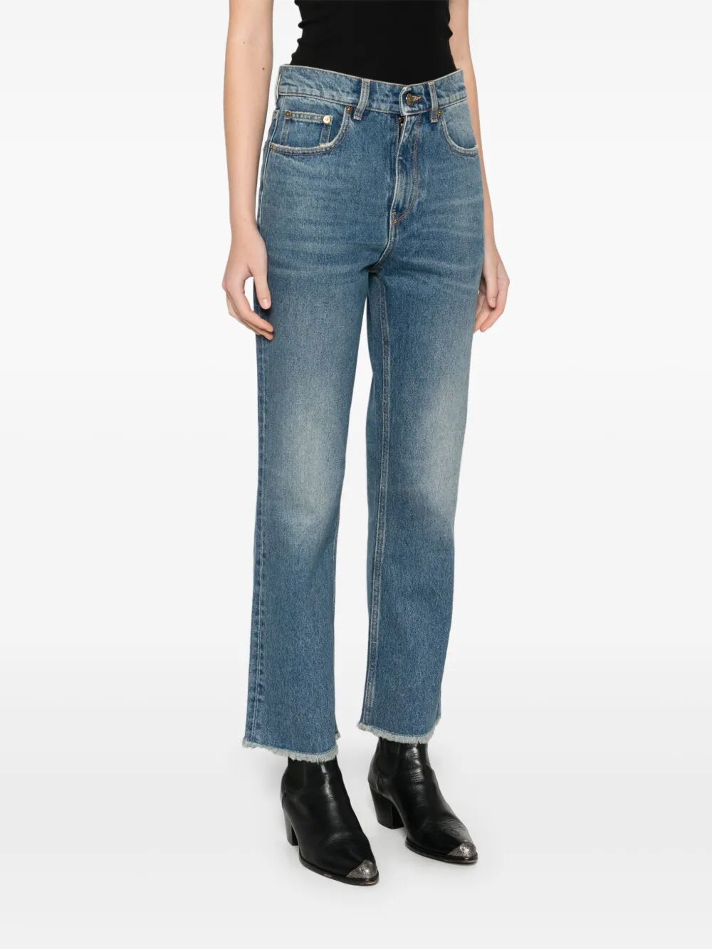 cropped jeans