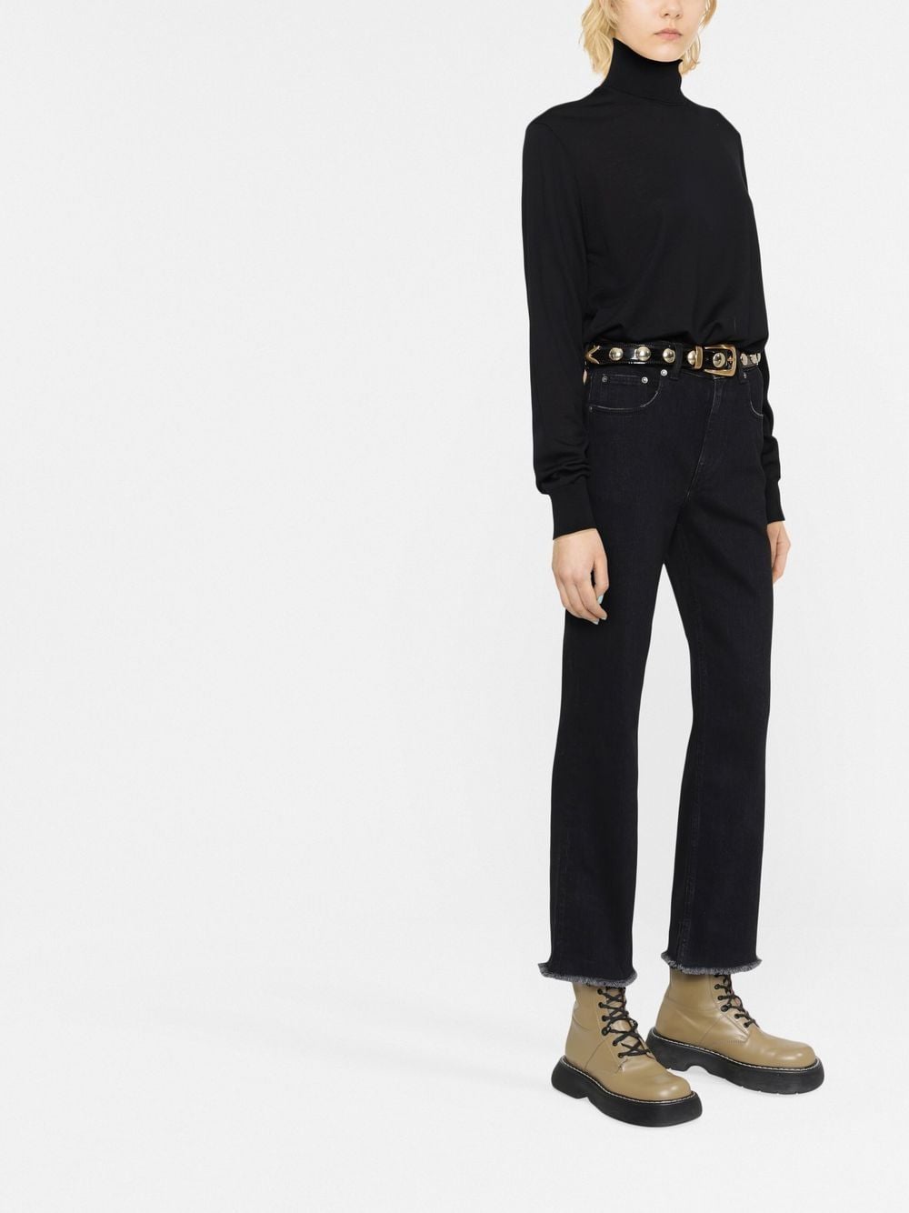 Golden Goose cropped straight-leg jeans