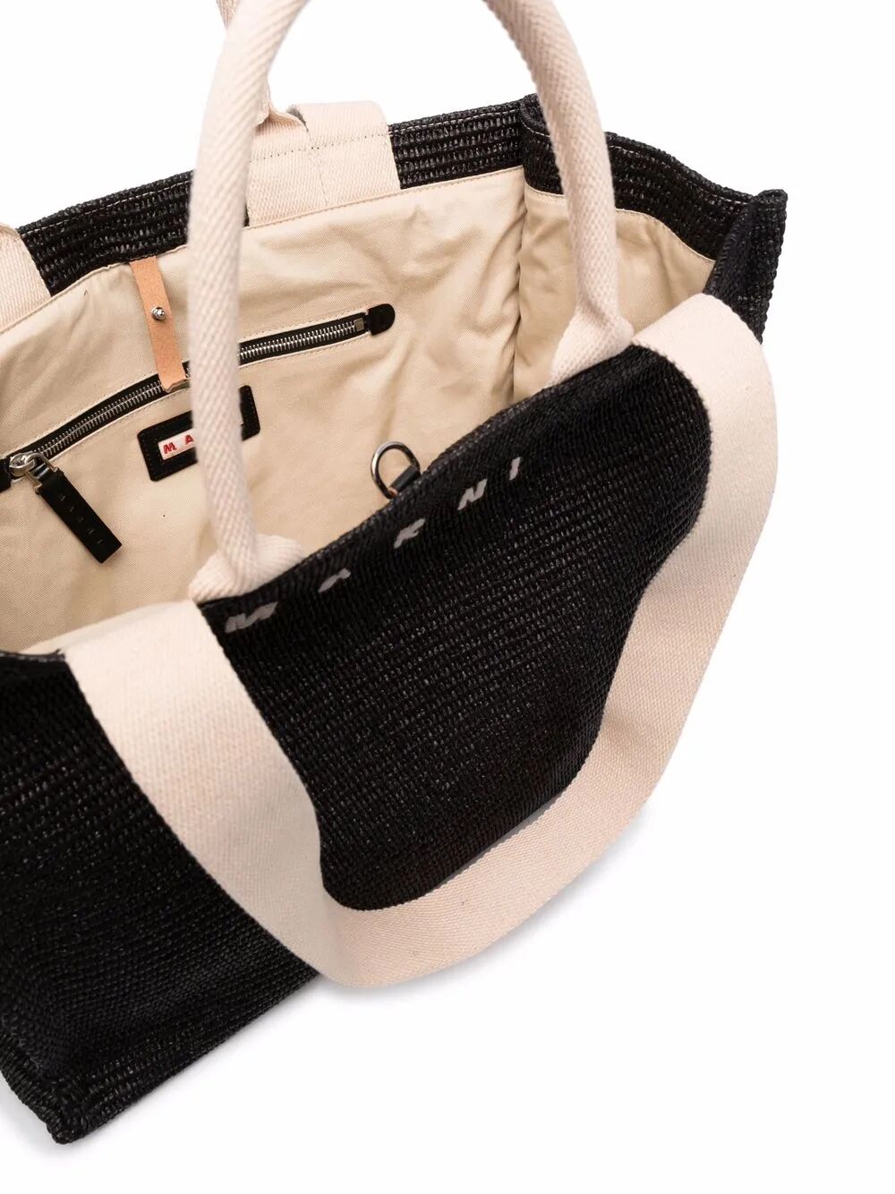 Borsa tote con ricamo