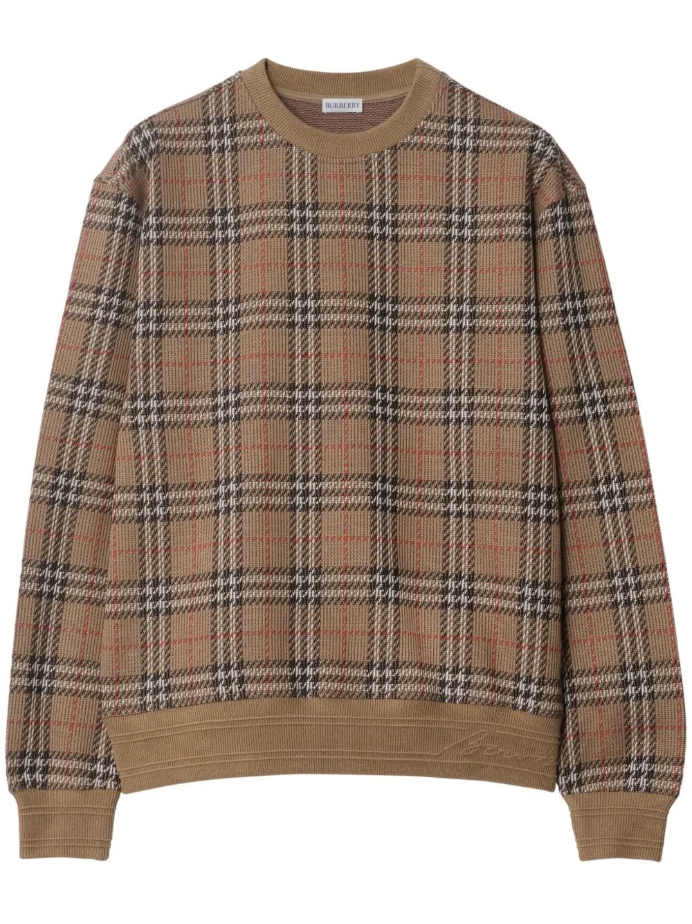 Maglione con motivo Vintage Check