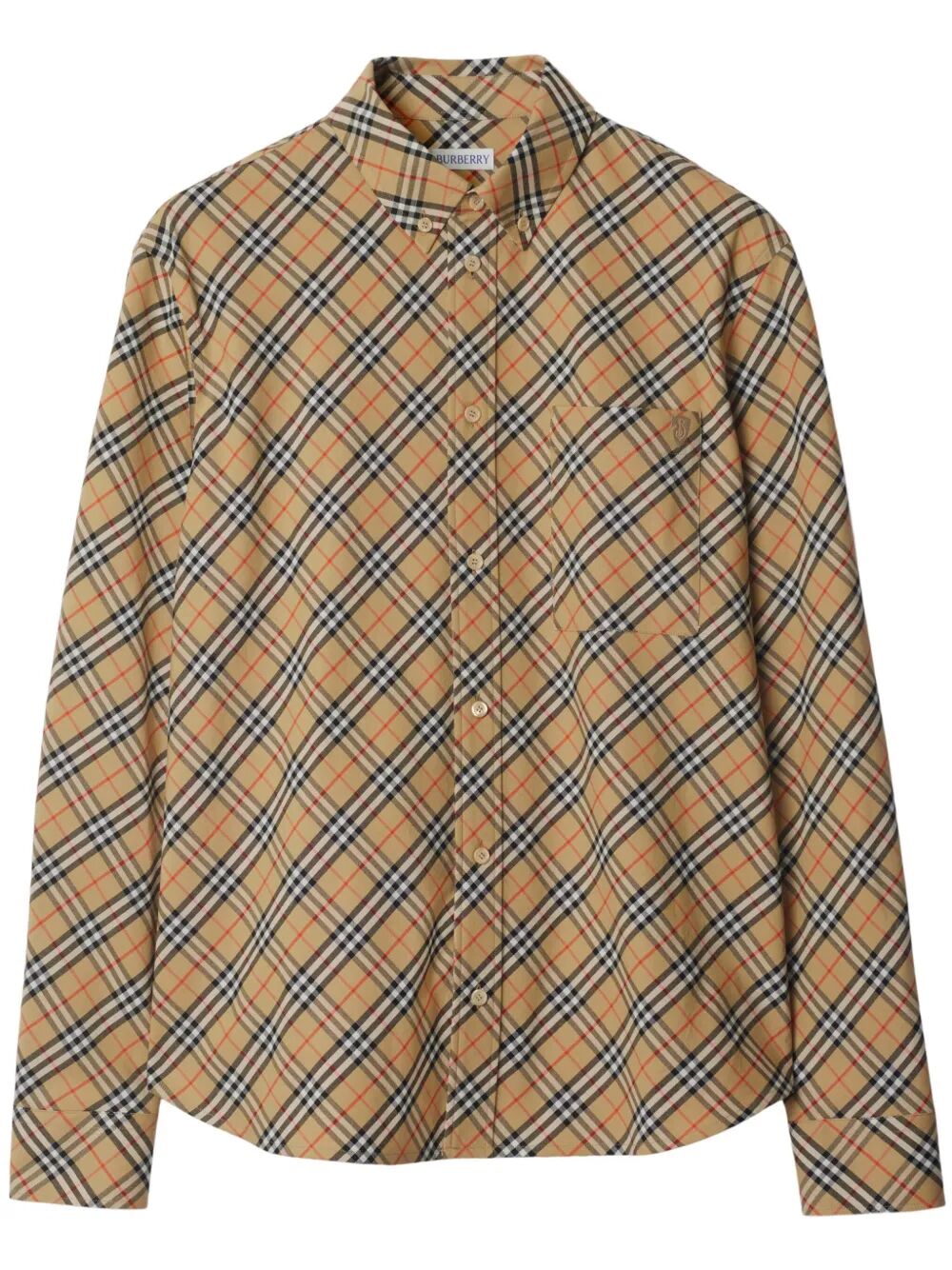 Camicia a quadri in cotone