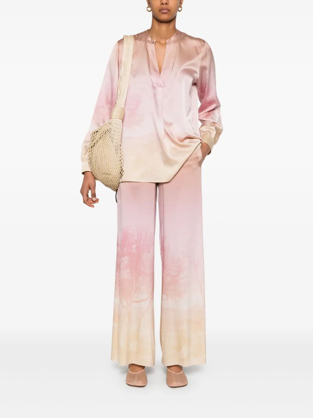 Blusa con stampa