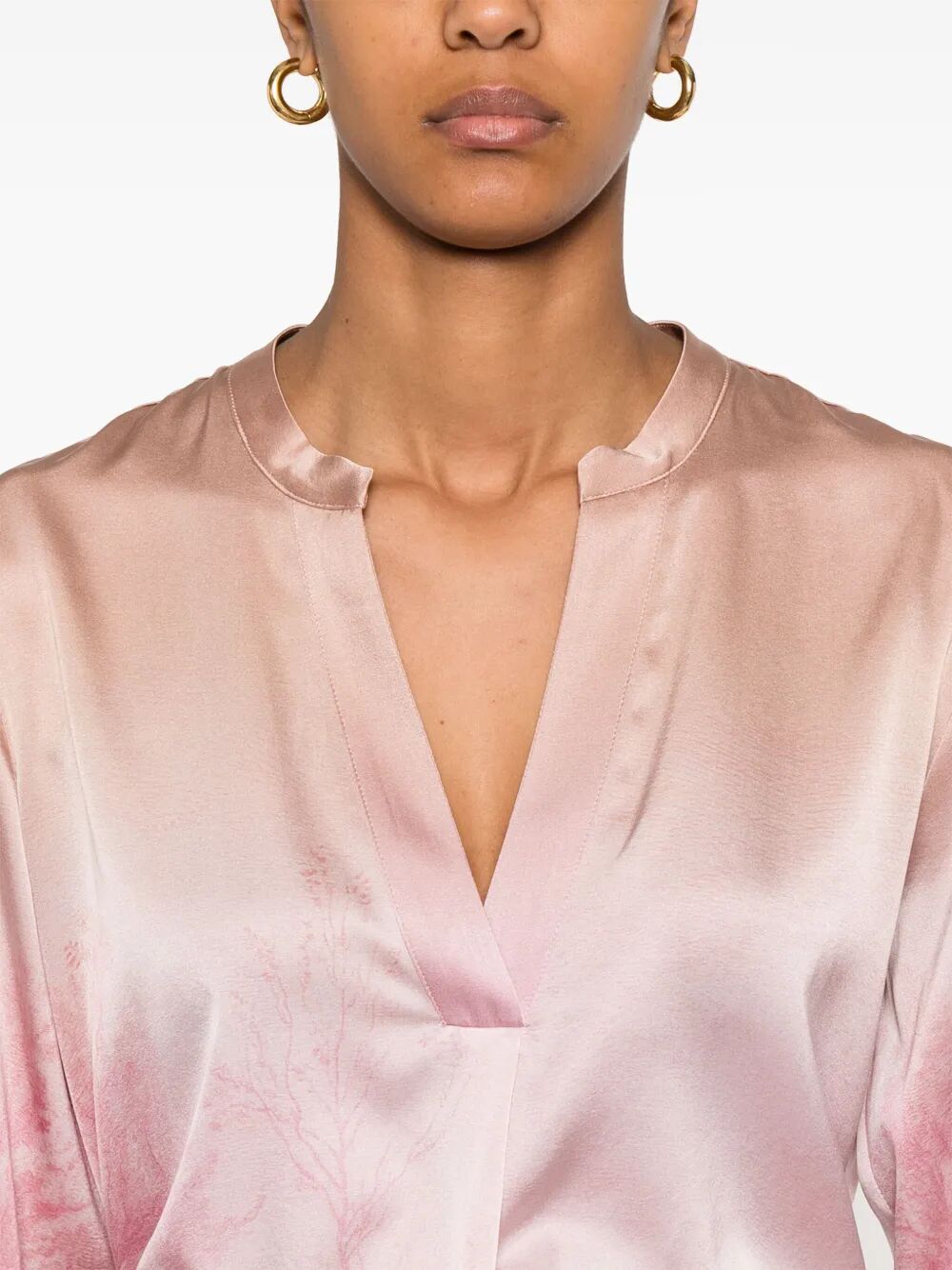 Blusa con stampa